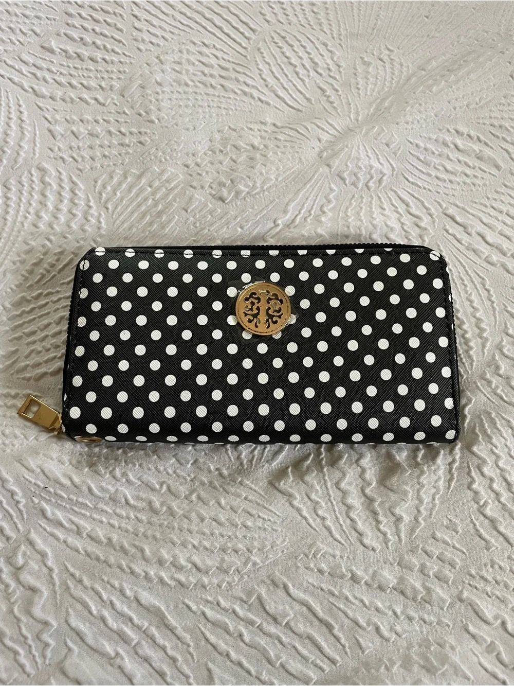 Black & White Polka Dot Wallet